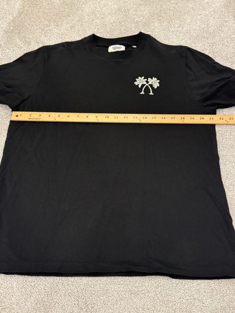 Suspicious Antwerp Shirt Mens Size Large Black Tulum Palm Streetwear Euc — image 5 of 7